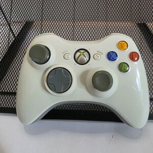Microsoft Xbox 360 Wireless Controller White Gray WC01 Tested OEM